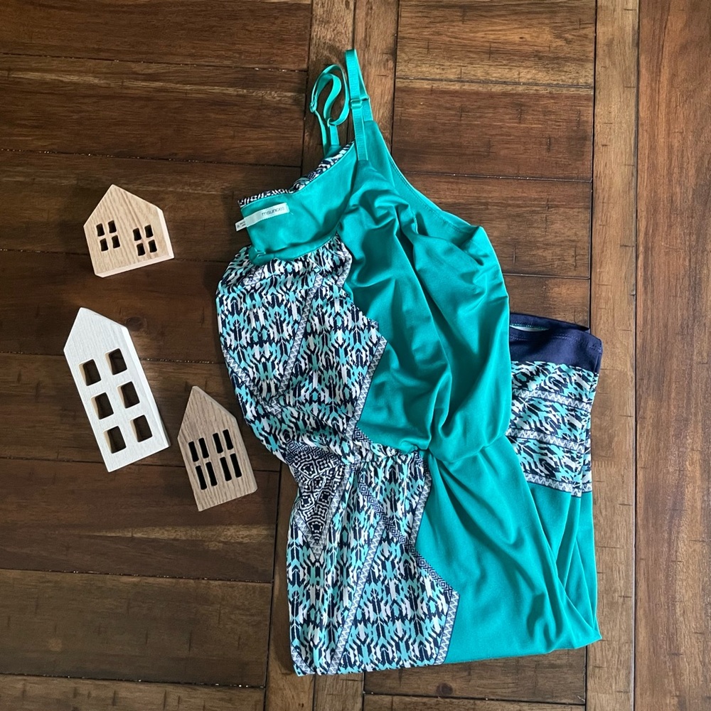 XXL Turquoise Blue Sleeveless Maurice’s Knee Length Dress